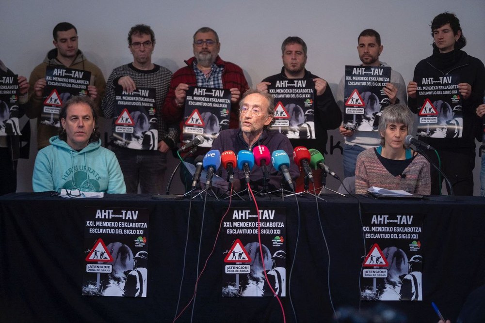 ELA se adhiere al comunicado de AHT Gelditu! Nafarroa para denunciar las condiciones laborales de las obras