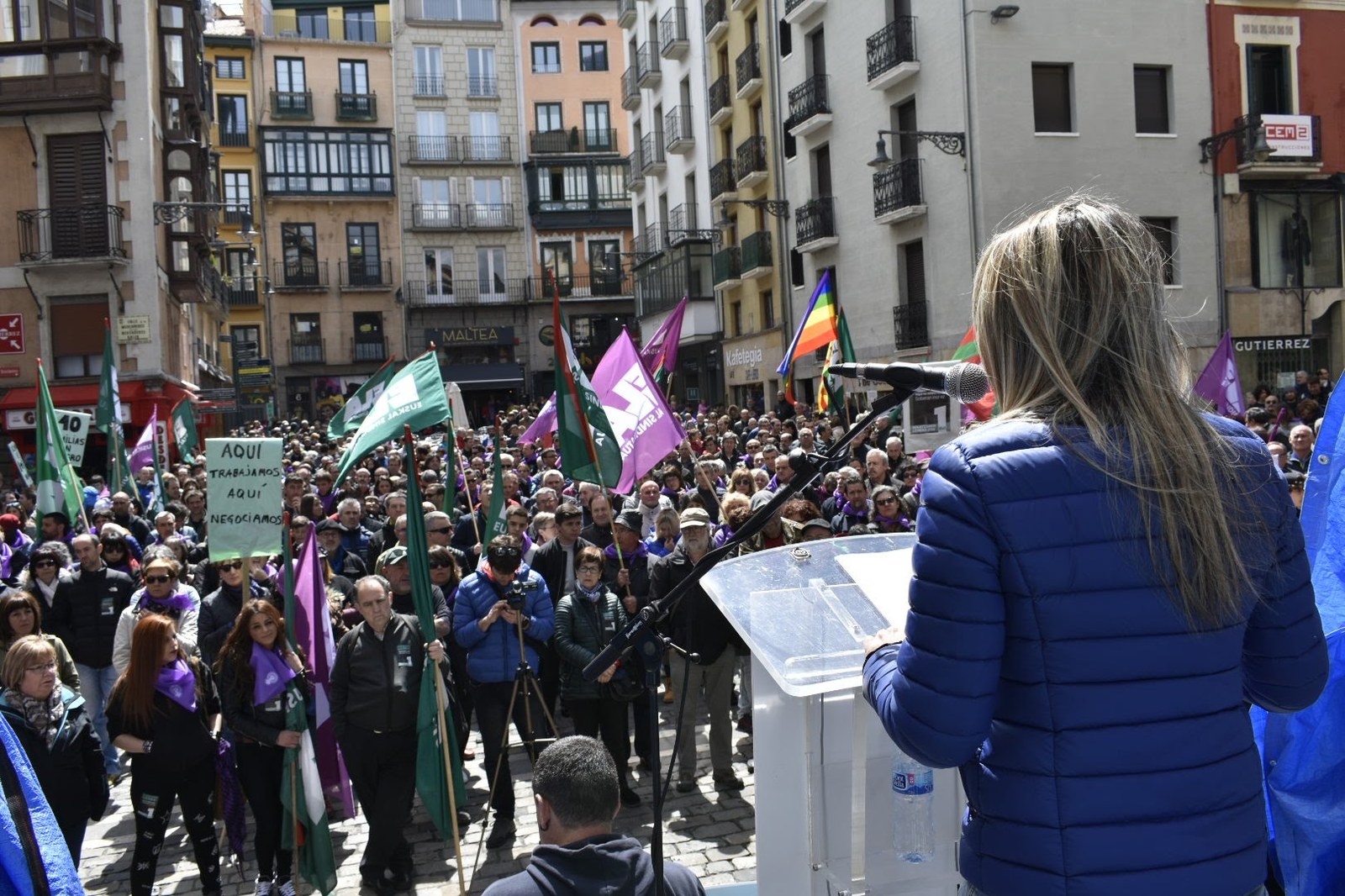 ELA exige al Gobierno de Navarra que rechace las injerencias de Madrid y respete las mayorías sindicales de la Mesa General