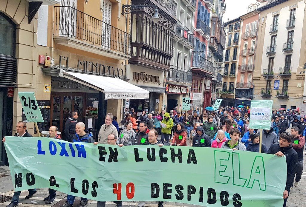 ELA exige en el Parlamento de Navarra actuar contra la posible deslocalización de Loxin