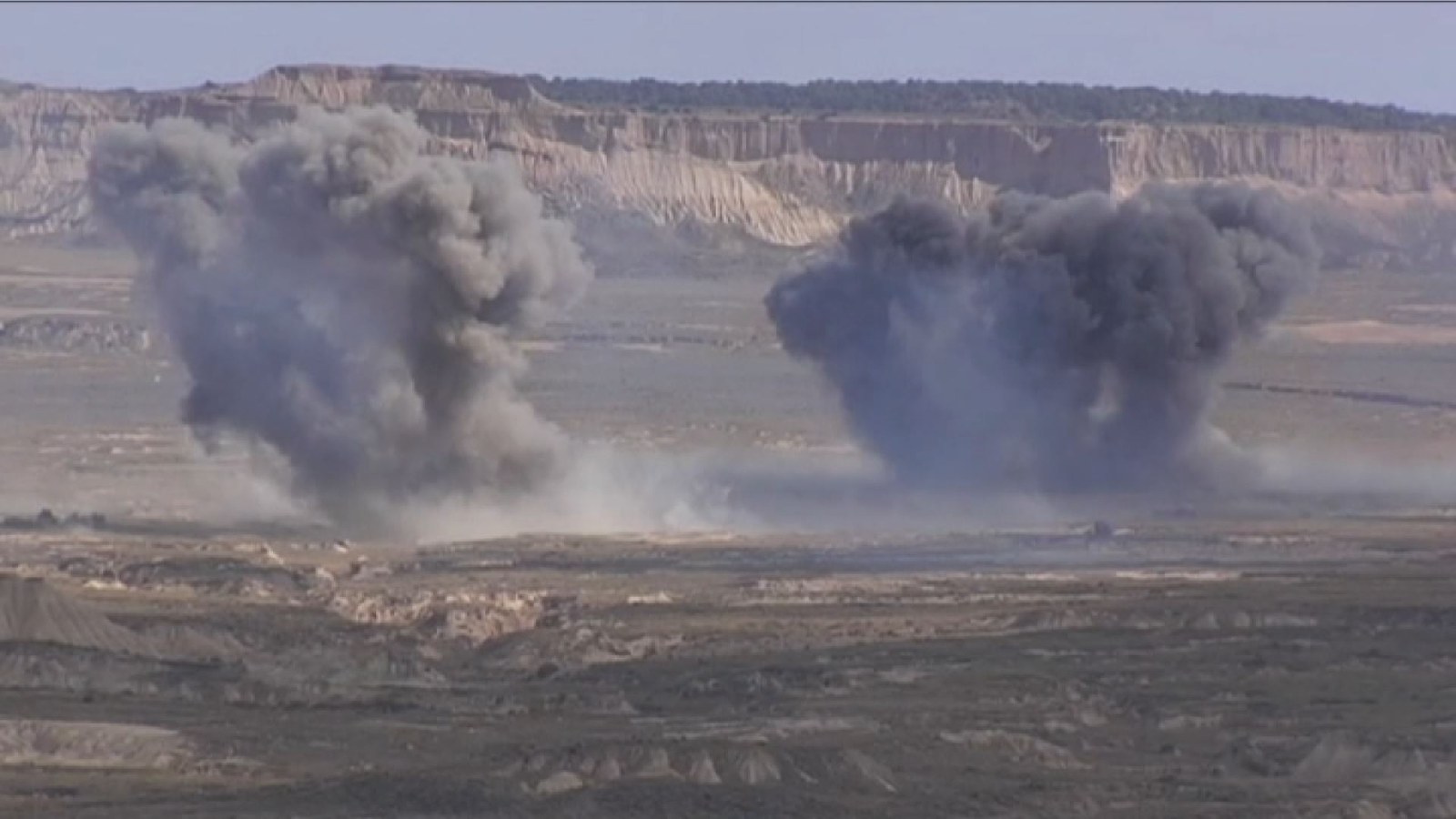 ELA exige la suspensión de las maniobras con fuego real en las Bardenas Reales