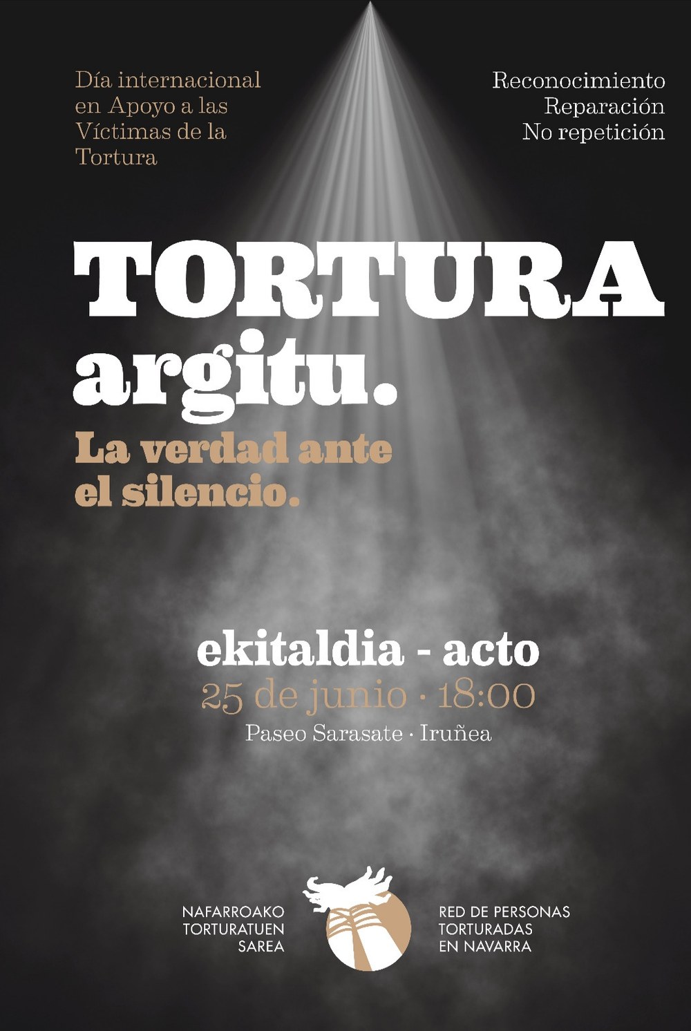 ELA llama a participar en el acto del 25 de junio para que se investigue la tortura