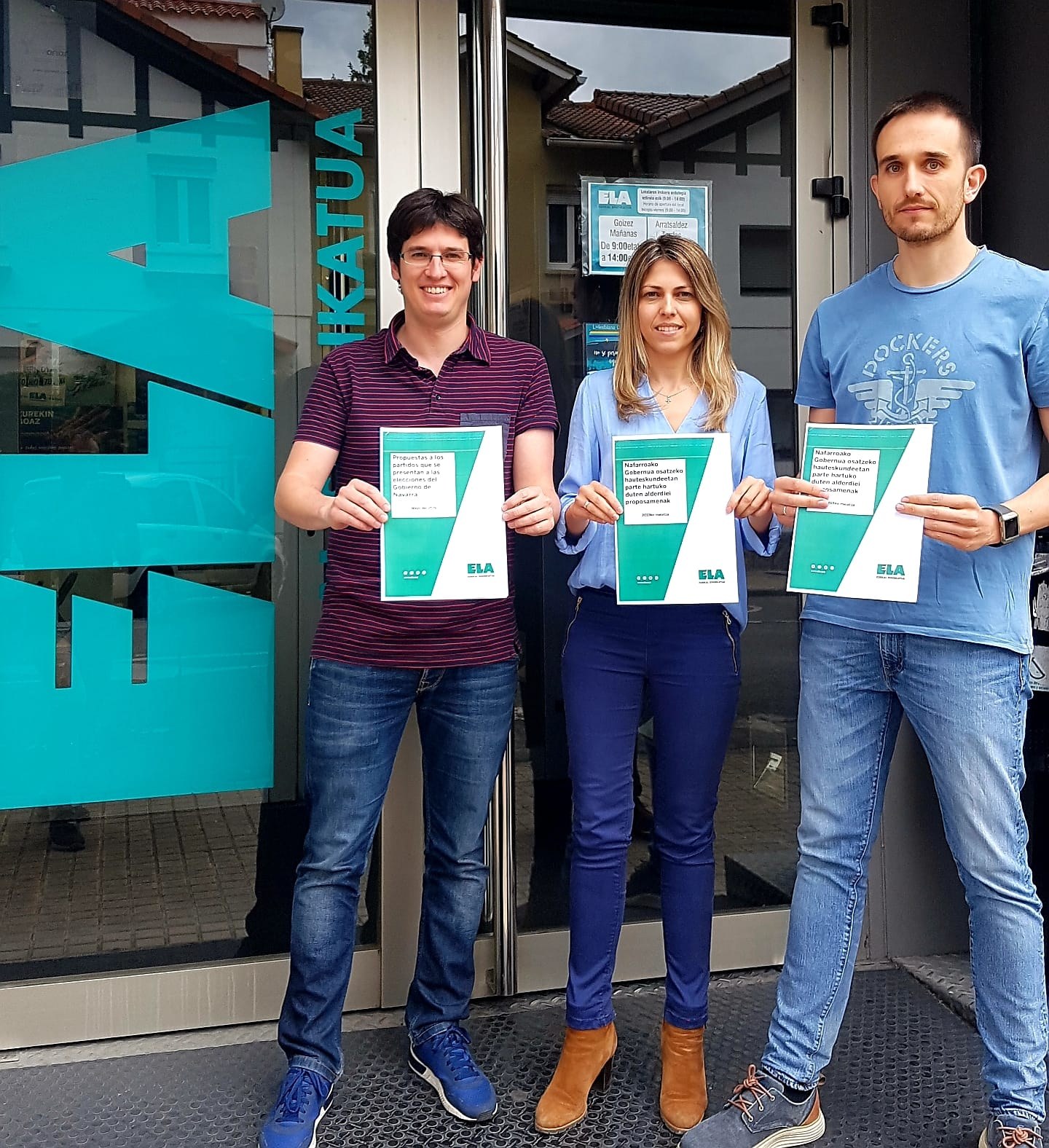 ELA presenta las propuestas a los partidos políticos que se presentan a las elecciones del Gobierno de Navarra