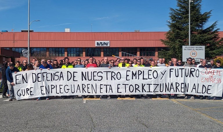ELA se opone al cierre y exige a empresa y Gobierno foral un plan industrial para defender el empleo