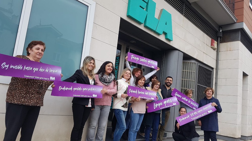En Navarra, las 7.500 trabajadoras de limpieza trabajan gratis cada año a partir del 26 de octubre