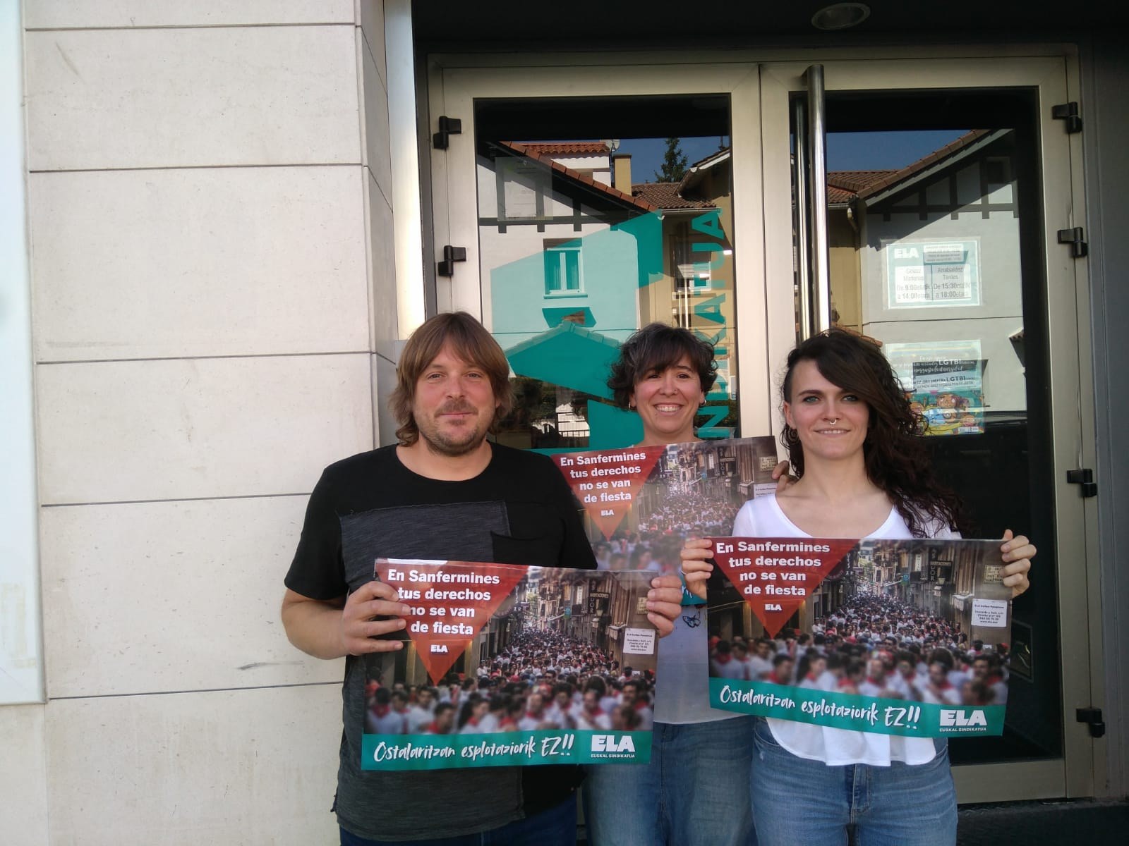 En Sanfermines tus derechos laborales no están de fiesta, no a la explotación en la hostelería