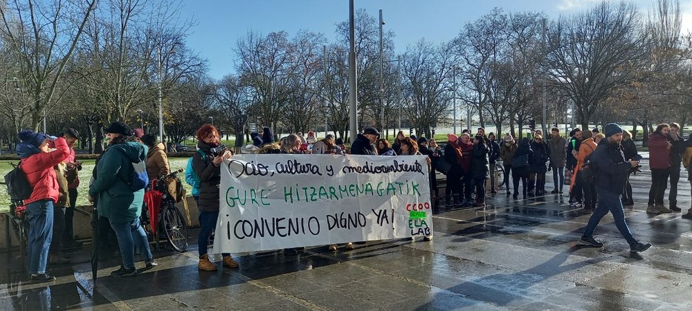 Éxito de la huelga en cultura, ocio y medioambiente de Navarra