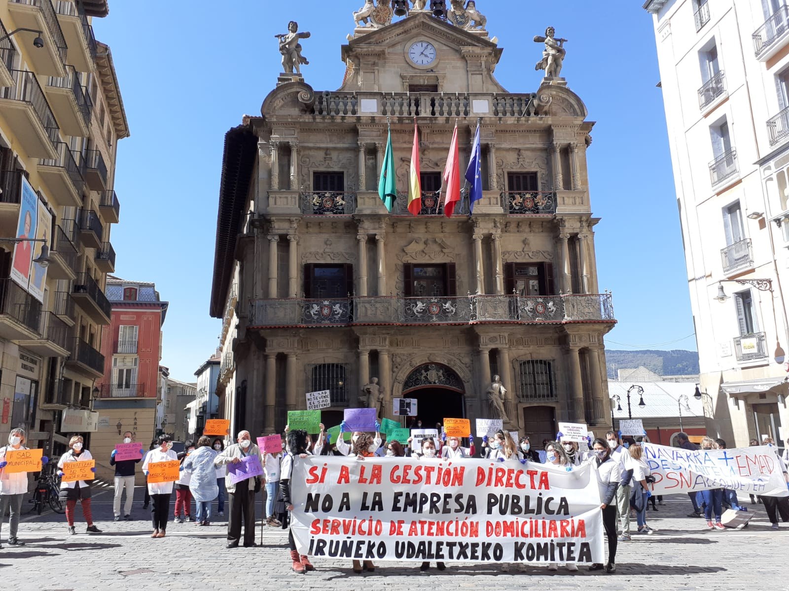 Huelga el 29 de abril en el EMAD de Pamplona contra la privatización y la precarización