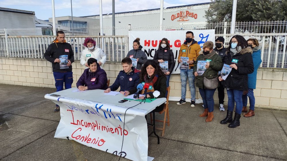 Huelga los días 15, 16 y 17 de marzo en General Mills (San Adrián) para denunciar que la dirección no cumple el convenio colectivo
