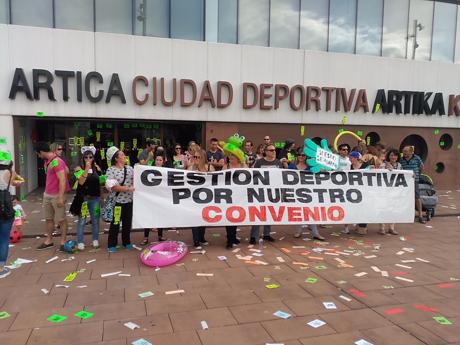 Importante seguimiento del día de huelga en gestión deportiva