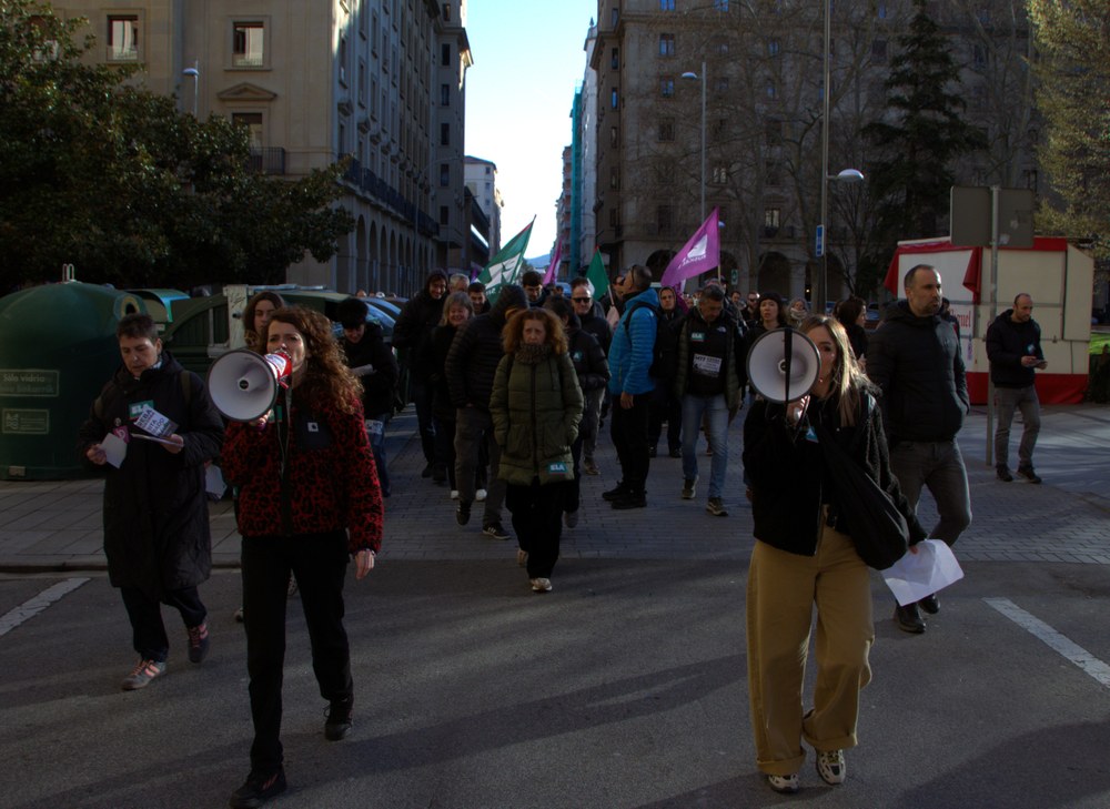 La Huelga General está teniendo un seguimiento importante en Navarra