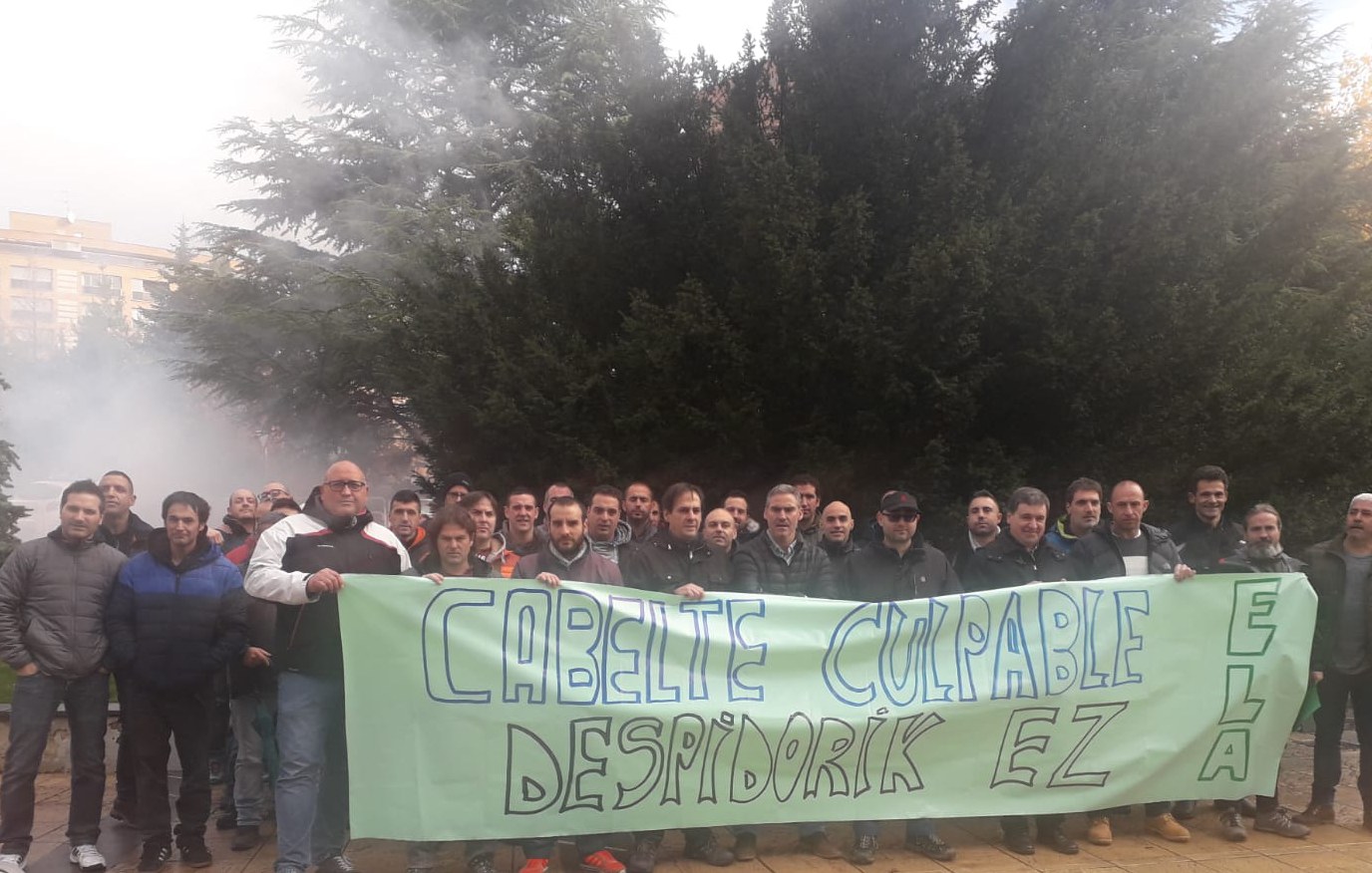 La plantilla de Cabelte Incasa en huelga desde el 5 de noviembre contra el despido de 24 personas