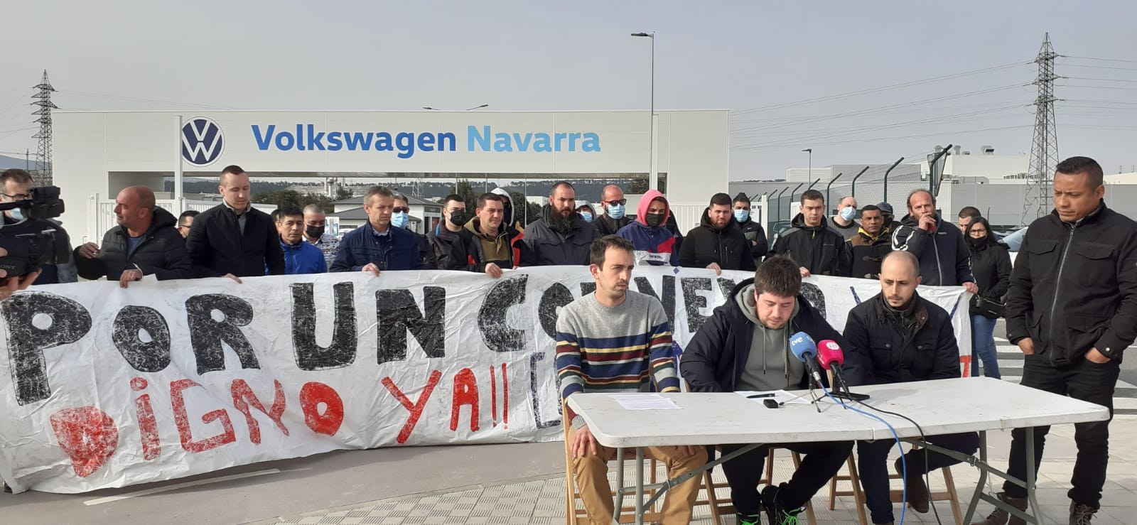 La plantilla de ISNN en huelga desde el 16 de marzo continúa con las movilizaciones