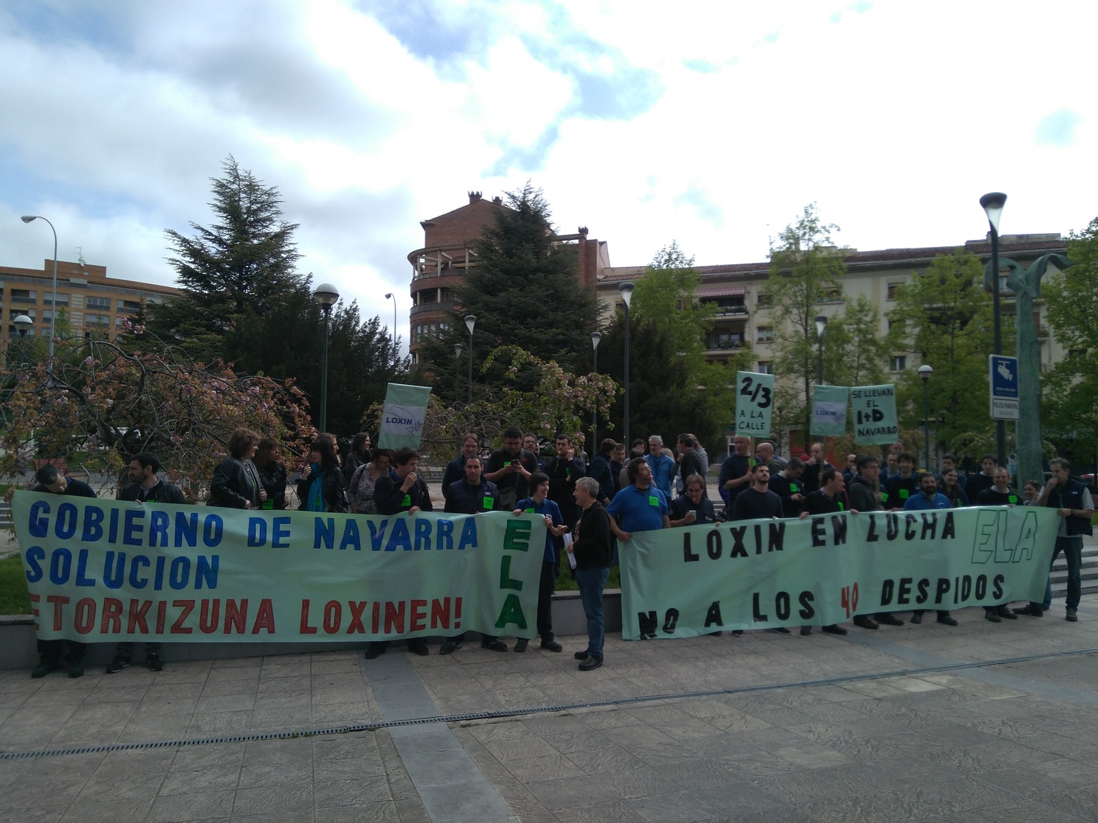 La plantilla de Loxin inicia una serie de paros contra la decisión de la empresa de despedir al 80% de la plantilla