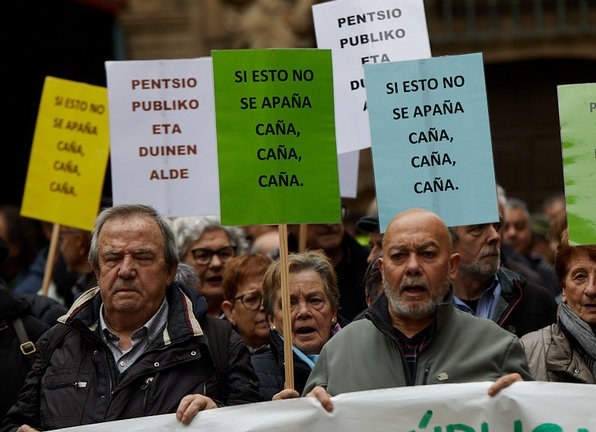Las jubilaciones han perdido en Navarra 9 puntos de poder adquisitivo desde 2014