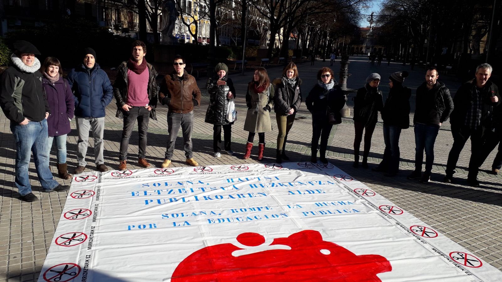 Los sindicatos STEILAS y ELA exigimos al Gobierno presupuestos dignos para la educación pública