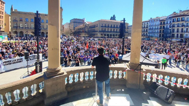 Navarra sale a la calle por un Salario Mínimo propio de 1.500 euros