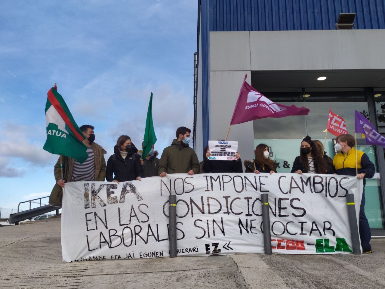Nuevo paro en IKEA de Iruñea para exigir el mantenimiento de sus condiciones de trabajo Nuevo paro en IKEA de Iruñea para exigir el mantenimiento de sus condiciones de trabajo