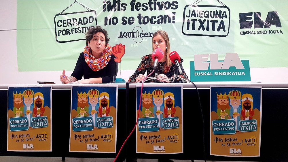 Paros parciales el 5 de enero en el comercio y grandes almacenes de Navarra #JaiEgunetanJai
