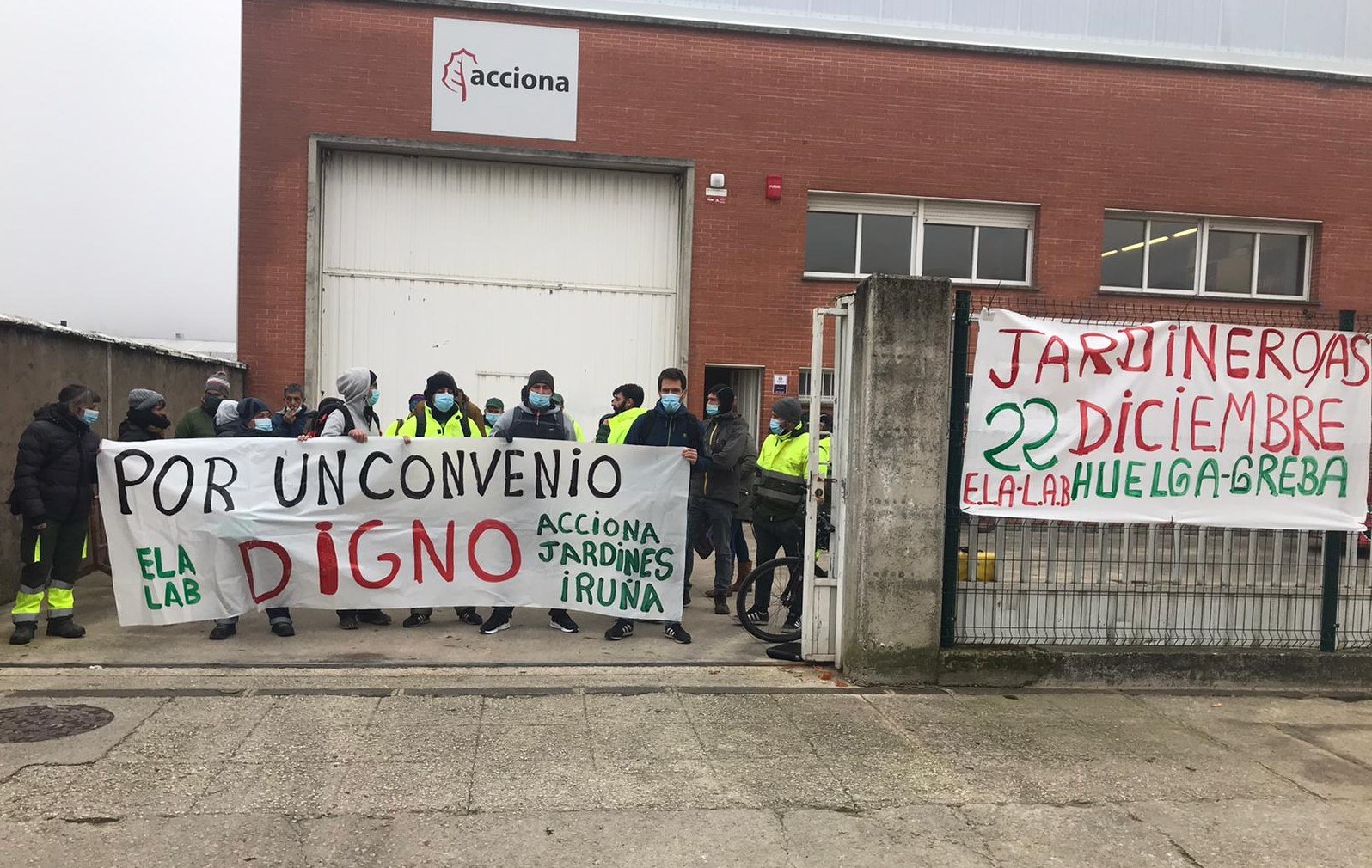 Paros parciales en la subcontrata de jardines del Ayuntamiento de Pamplona en contra del abuso de la temporalidad y para exigir mejoras en materia de prevención de riesgos laborales