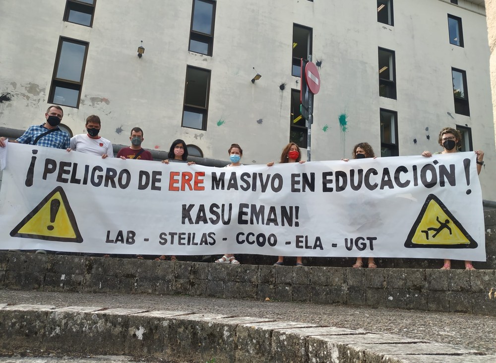 Peligro de ERE masivo en la Educación Pública de Navarra