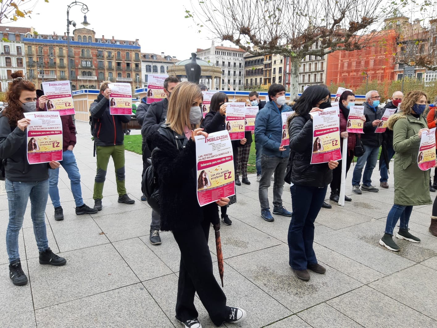 ¡POR UNOS TRABAJOS, PENSIÓNES Y VIDAS DIGNAS! El 1 de diciembre a la calle