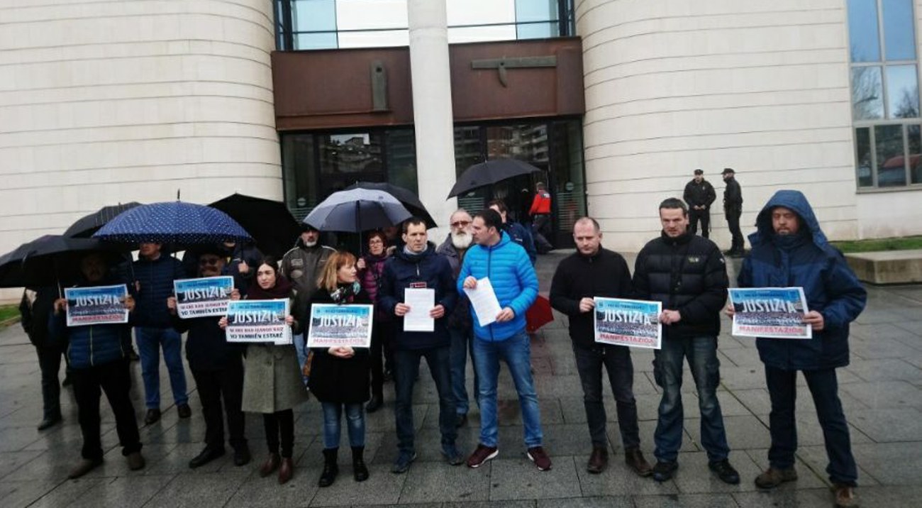 Representantes sindicales exigen que a las y los jóvenes de Altsasu se les juzgue en Navarra