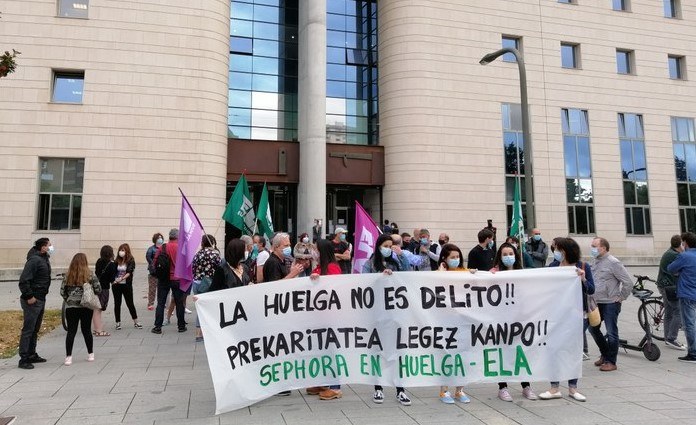 Sephora despide a las dos delegadas sindicales de ELA por promover y mantener la huelga