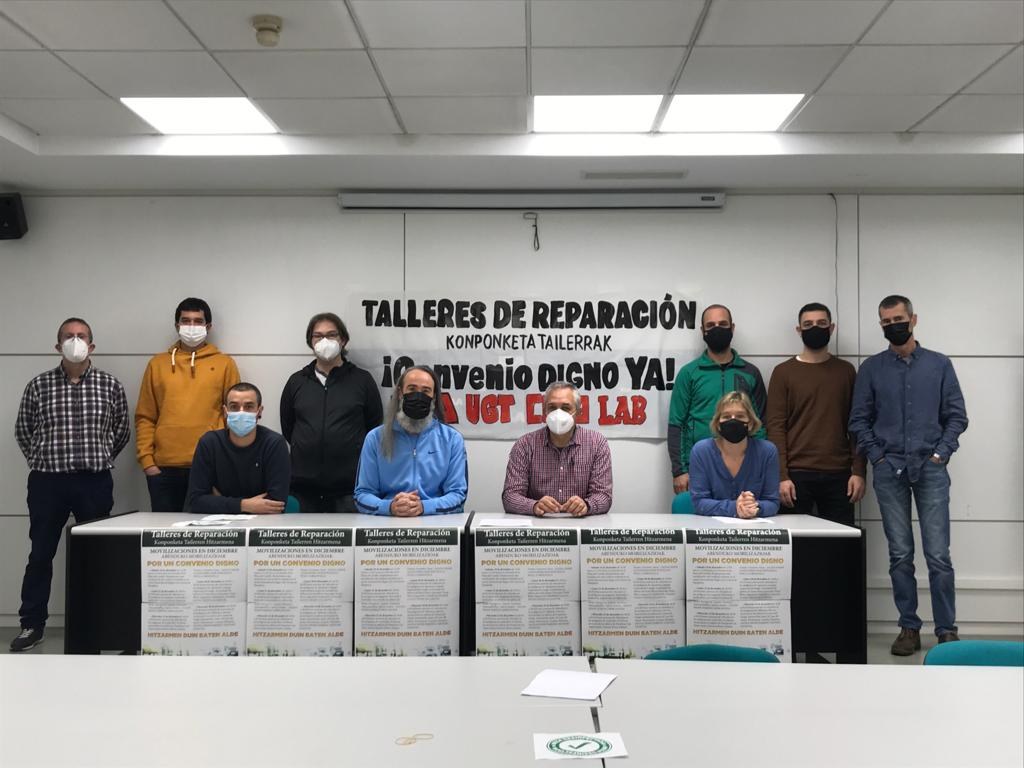 Todos los sindicatos del sector convocan movilizaciones por el Convenio de Talleres de Reparación