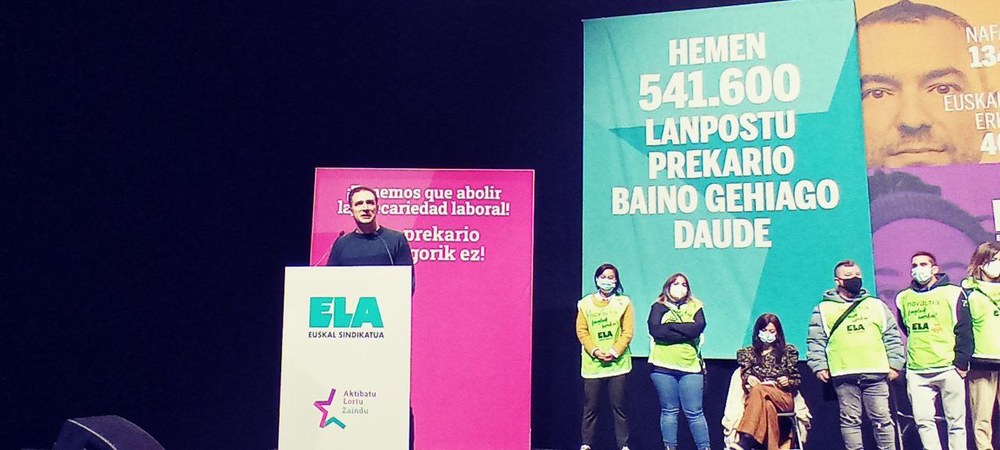“ELA no va a estar en ningún pacto de rentas para hacer más pobre a la gente trabajadora”