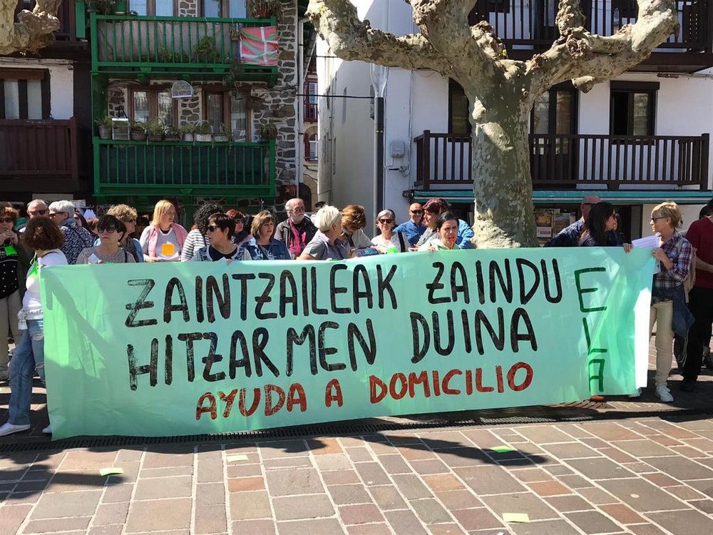 24% de subida salarial para las trabajadoras del servicio de ayuda a domicilio de Hondarribia