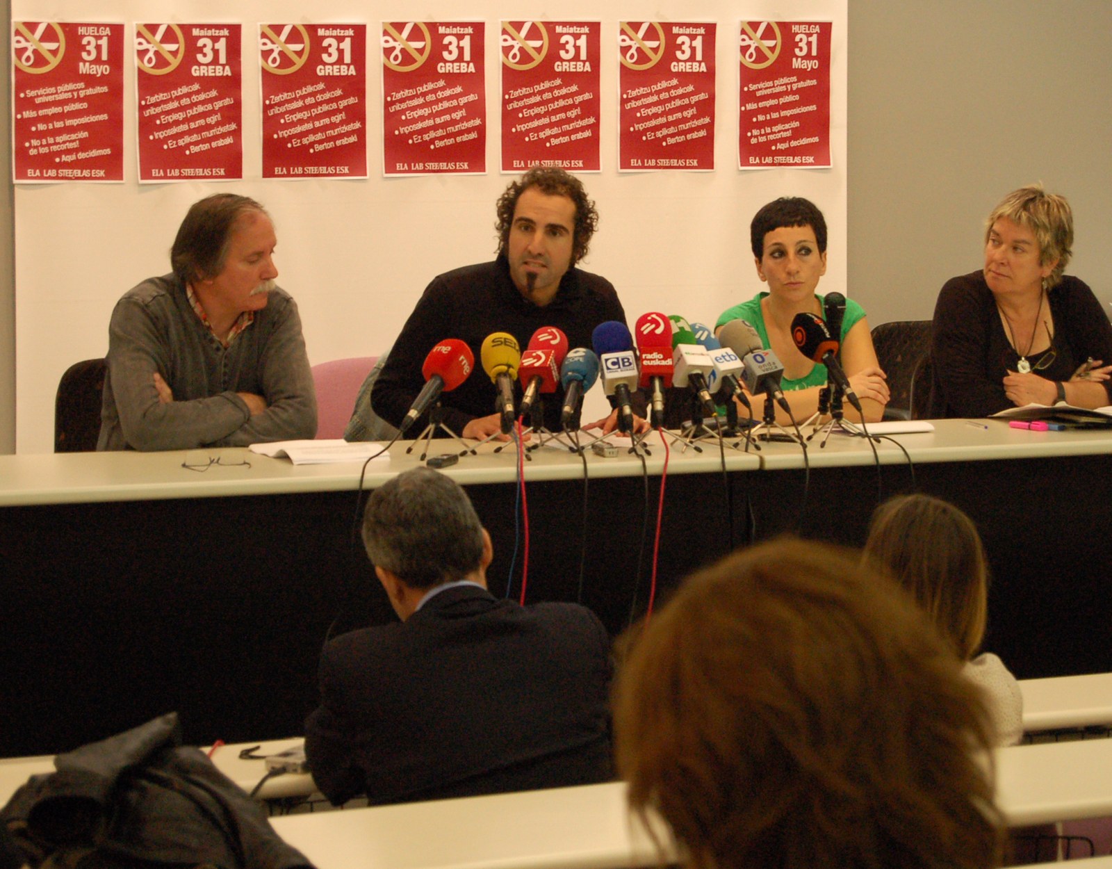 31 de mayo, huelga general en los servicios públicos de Hego Euskal Herria