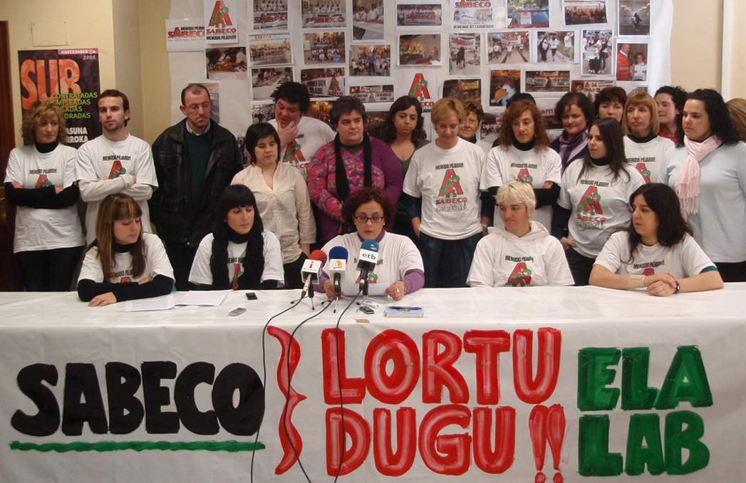 500 días de huelga para un acuerdo en Sabeco de Errenteria