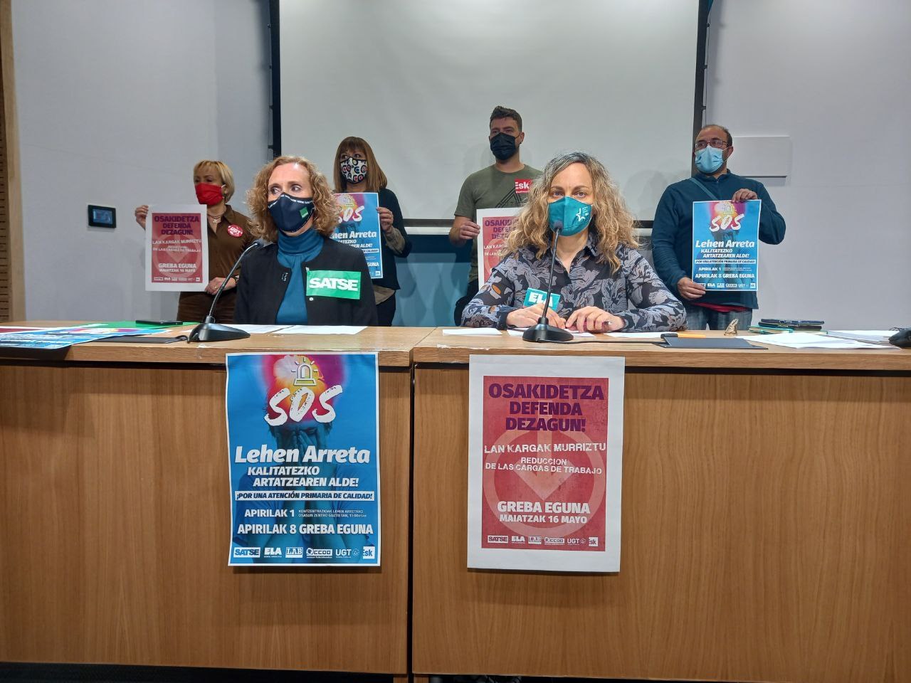 8 de abril y 16 de mayo: nuevas jornadas de huelga ante el inmovilismo de Osakidetza