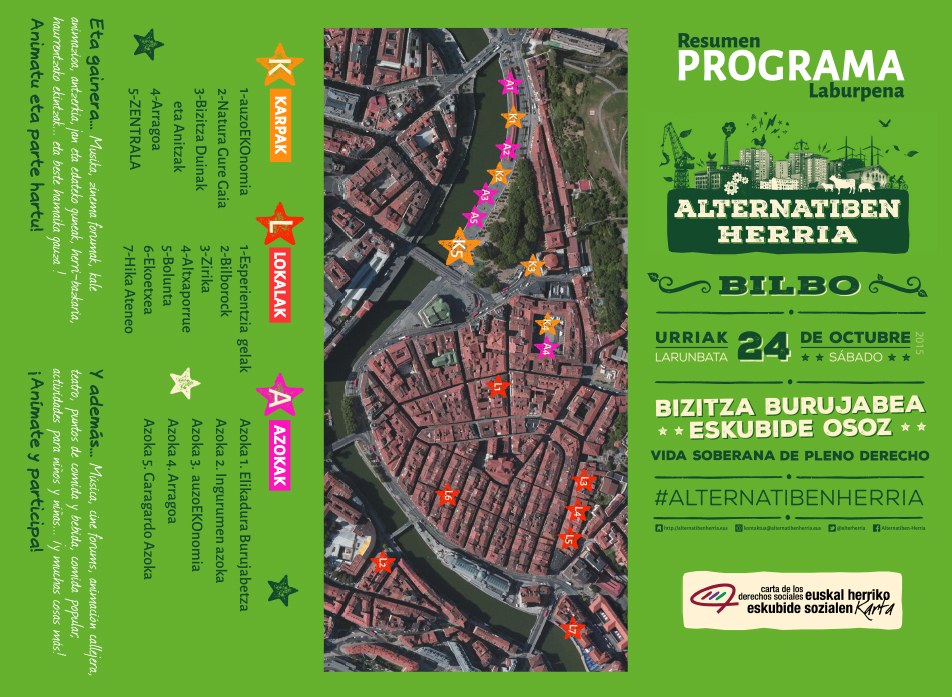 Alternatiben Herria-El Pueblo de las Alternativas ya tiene su programa