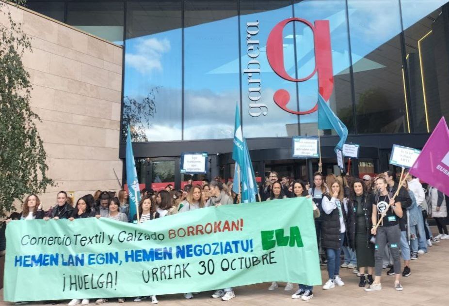 Amplio seguimiento de la huelga convocada por ELA