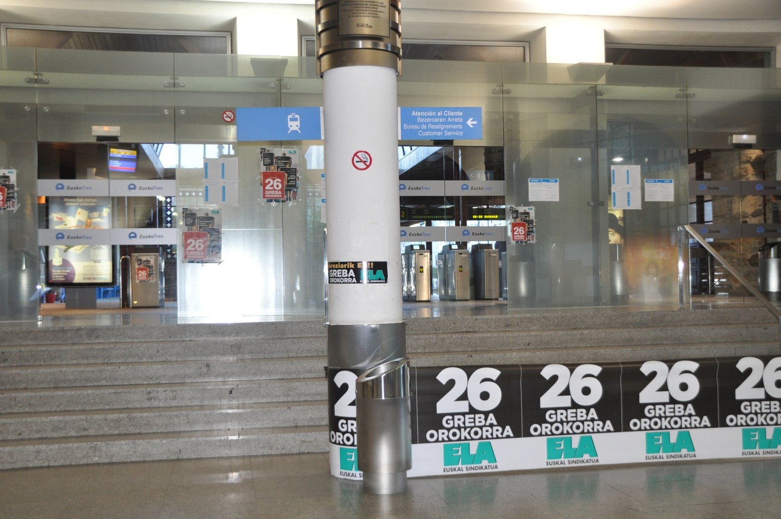 Amplio seguimiento de la huelga general del 26 de septiembre en Hego Euskal Herria