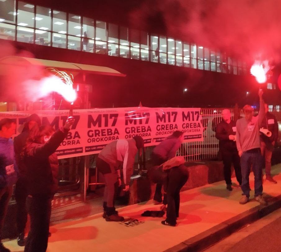 Amplio seguimiento de la huelga general en sus primeras horas