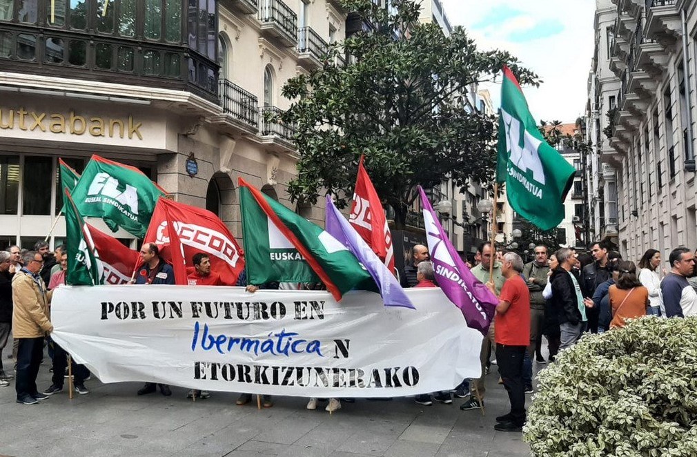 Amplio seguimiento del primer día de huelga en Ibermatica