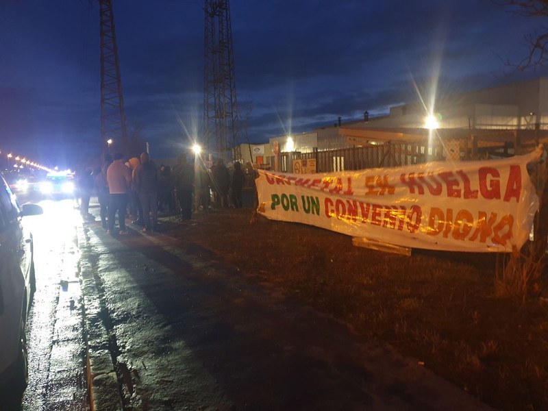 Amplio seguimiento en la segunda semana de huelga indefinida ante el inmovilismo de la empresa