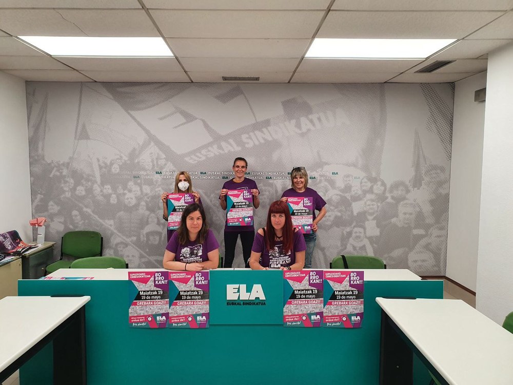 Ante la falta de avances en la mesa de negociación de las residencias de Gipuzkoa, las trabajadoras convocan una nueva huelga el 19 de mayo