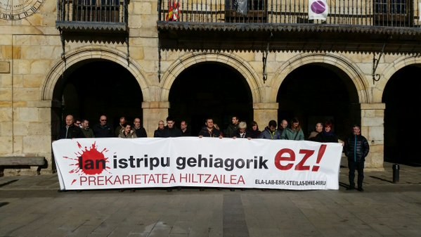 Un trabajador ha fallecido hoy en Barkaldo en un nuevo accidente laboral