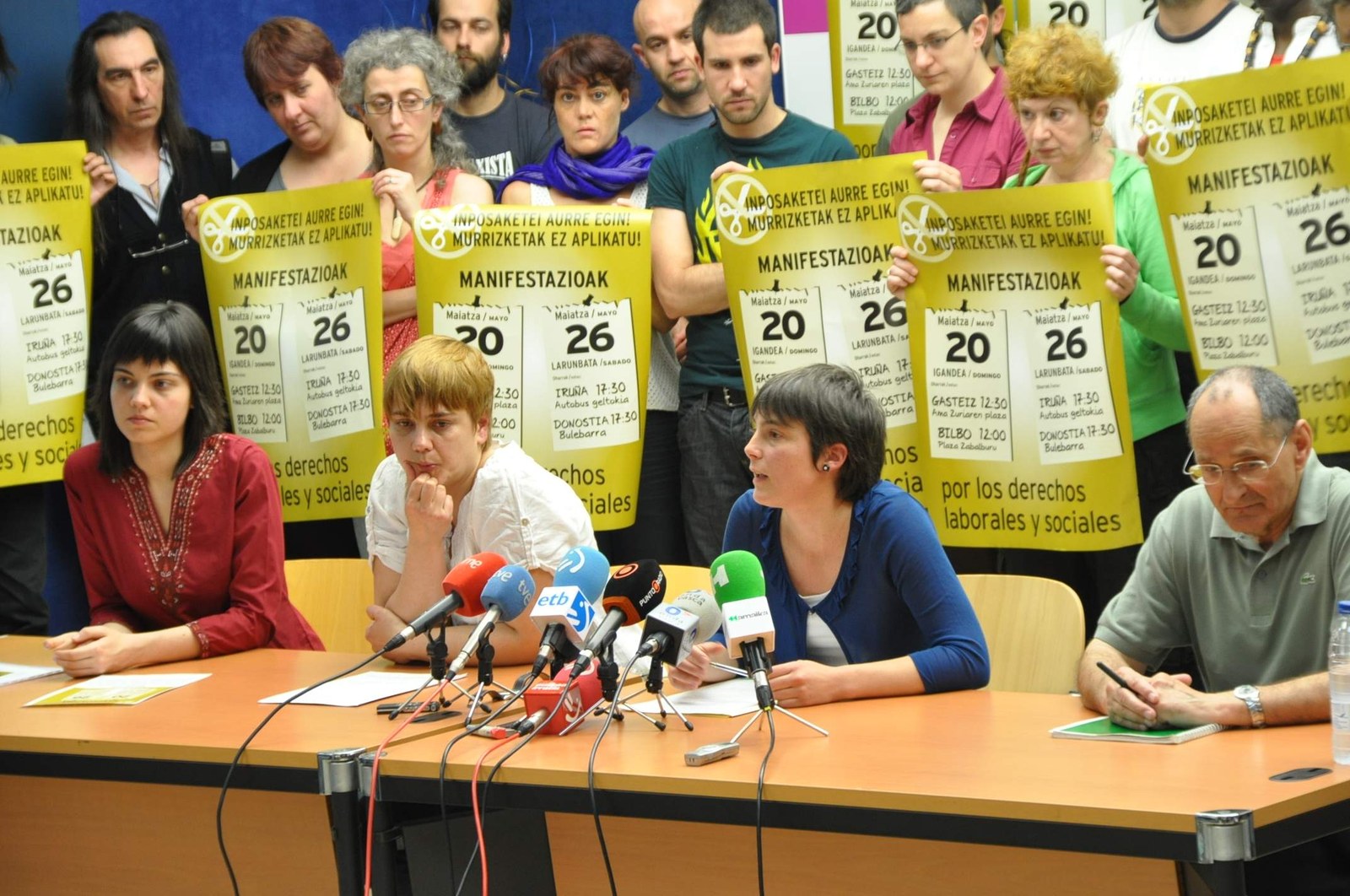 Convocadas nuevas manifestaciones contra los recortes para los días 20 y 26 de mayo