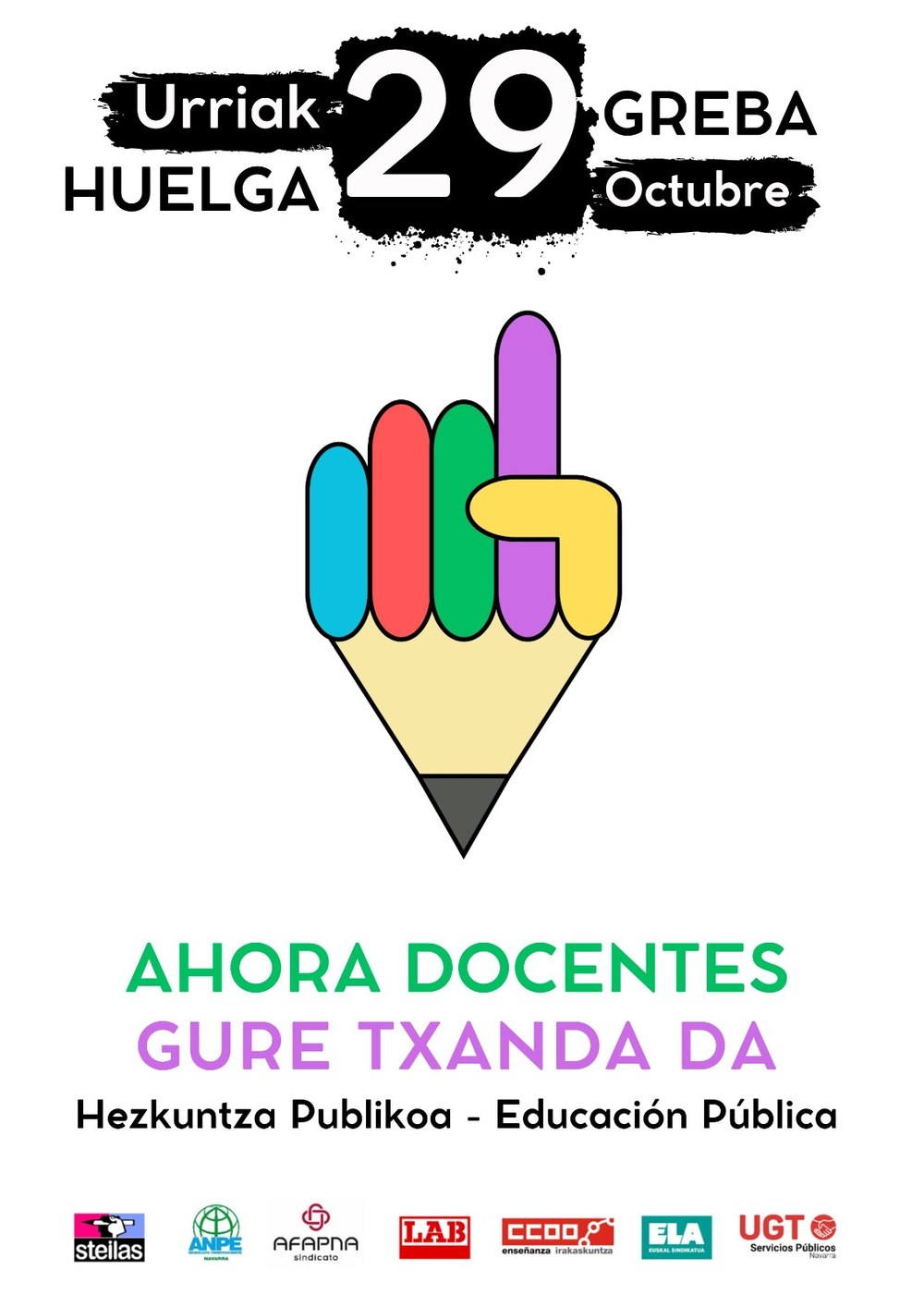 Convocan otra jornada de huelga el 29 de octubre