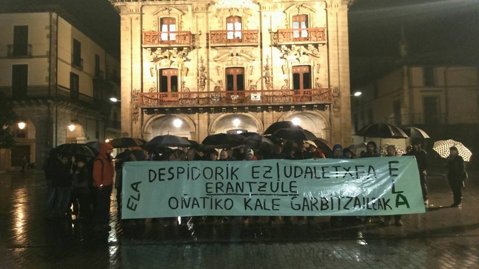 Despidos en el ayuntamiento de Oñati