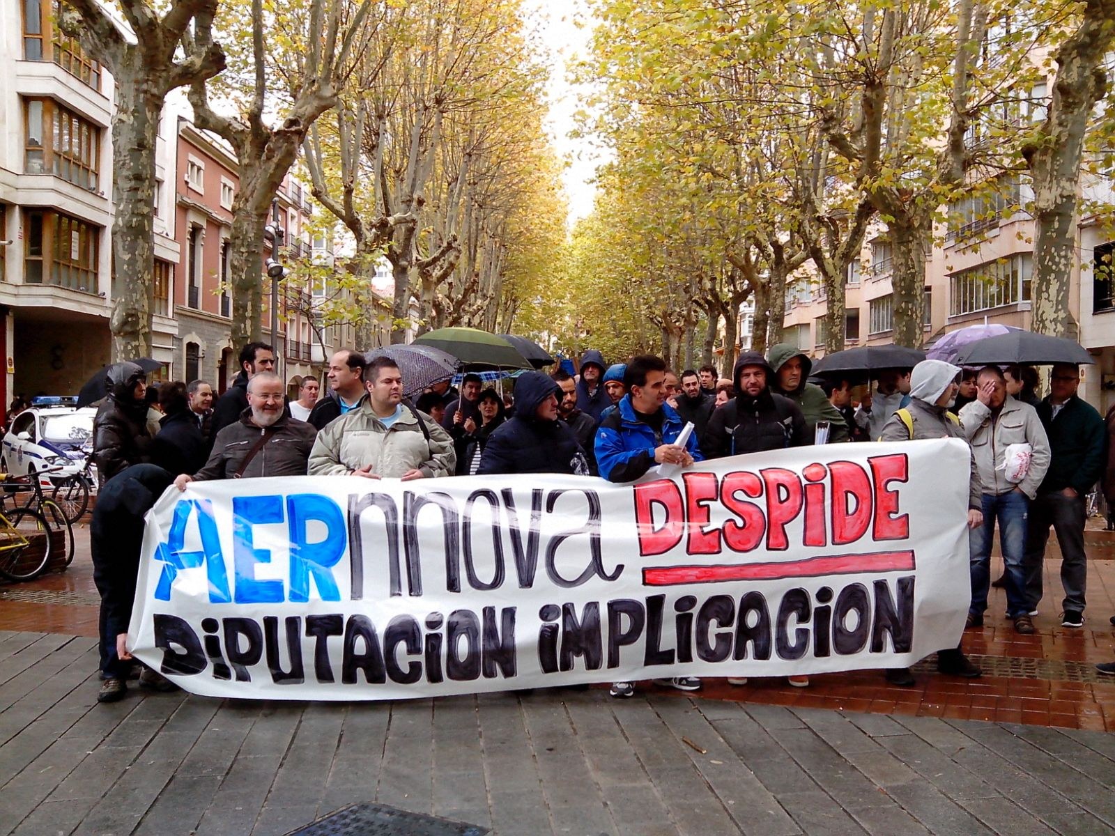 Despidos en la planta de AERNNOVA en Berantevilla