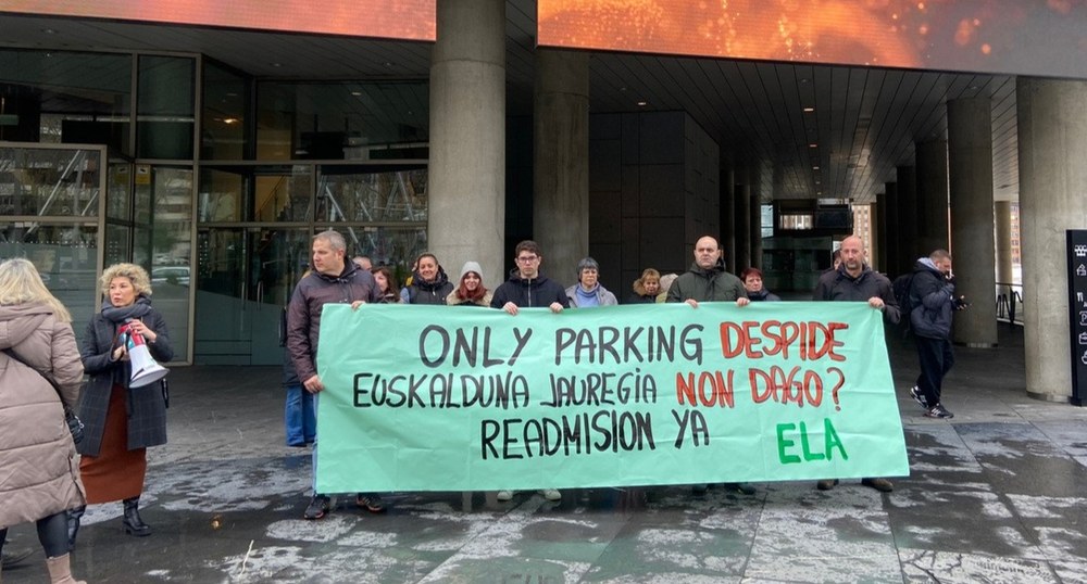 Dos de los cinco trabajadores y trabajadoras del parking del Palacio Euskalduna han sido despedidos