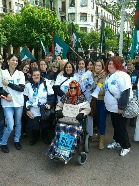 Dos semanas de huelga en las residencias de Gipuzkoa