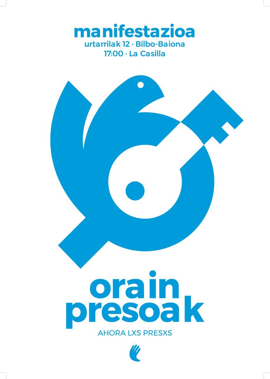 ¡El 12 de enero a Bilbao y Baiona! #Orainpresoak