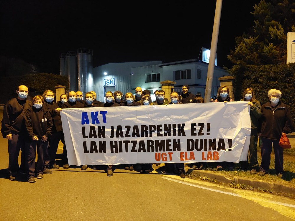 El 24 de marzo, huelga indefinida en AKT Plásticos, de Zornotza, ante el bloqueo de las negociaciones del convenio