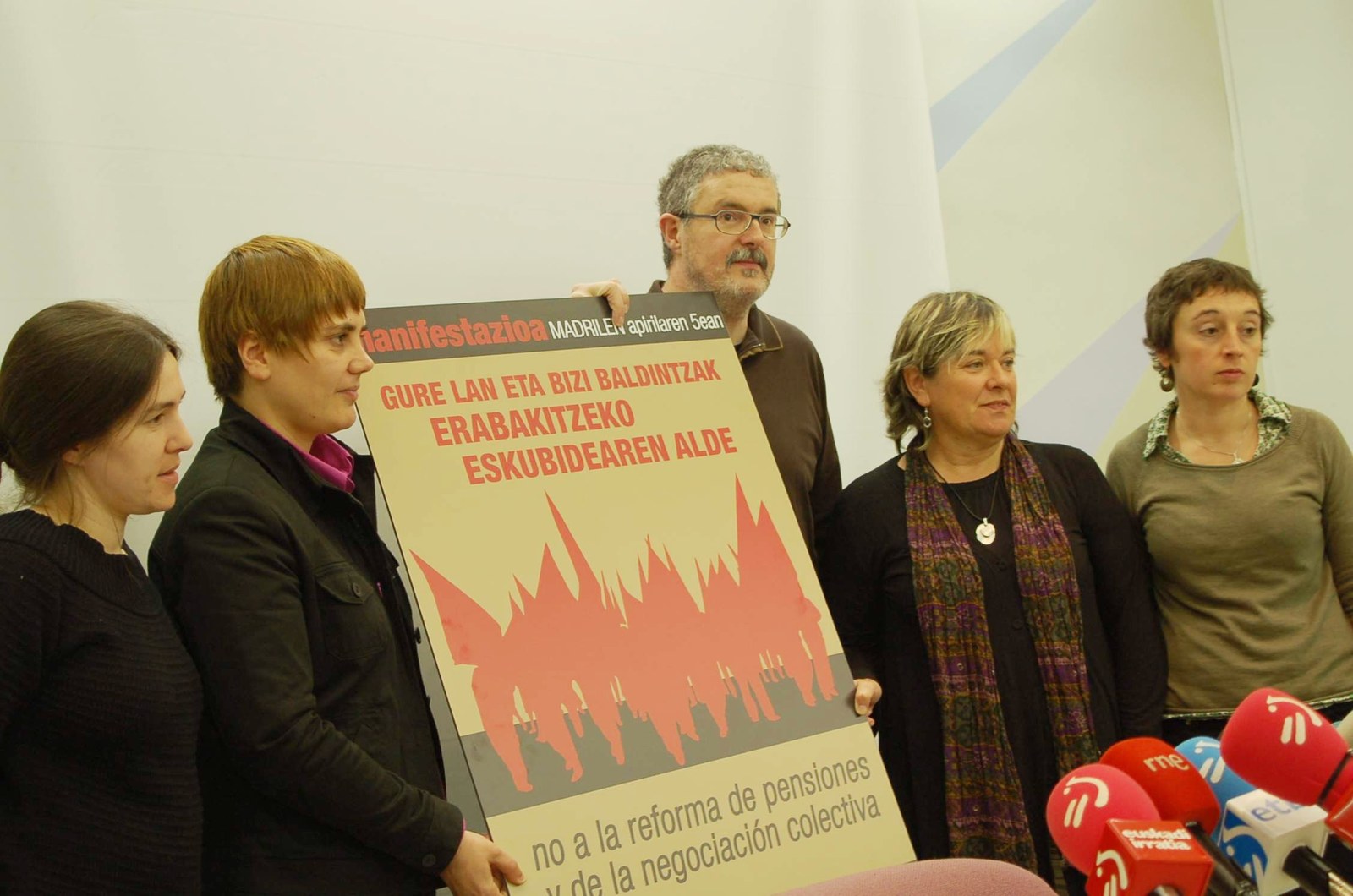 El 5 de abril manifestación en Madrid contra la centralización de la negociación colectiva